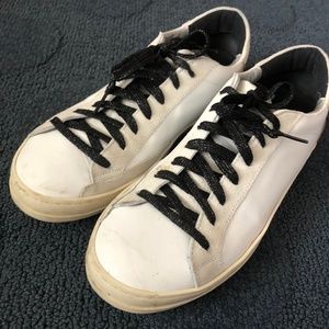 P448 white sneakers
